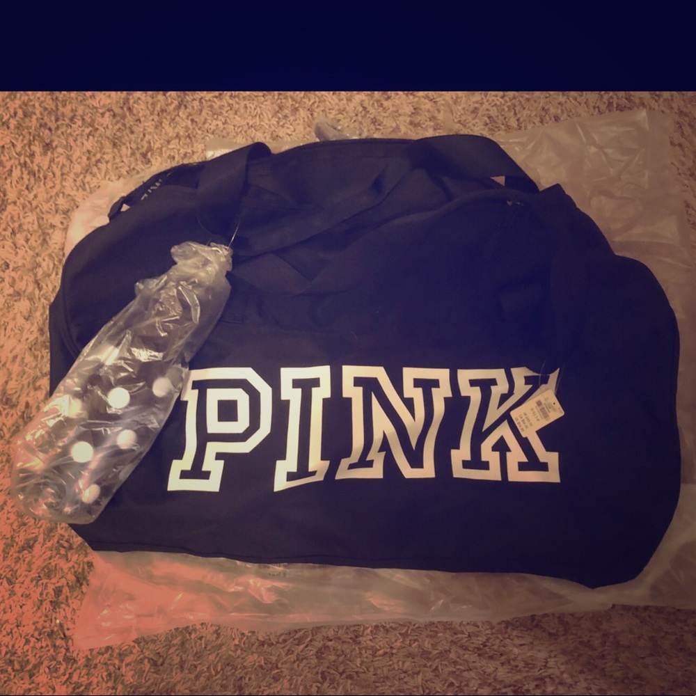 PINK duffel